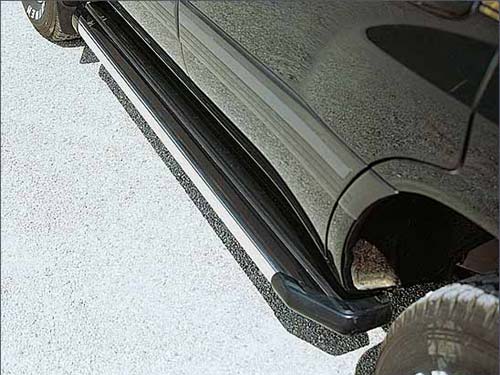 Toyota Land Cruiser J100/Lexus LX470 - Пороги (ступени) , нержавейка, полированная Step 3