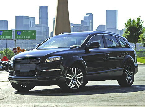 Испытания Audi Q7 перед запуском в производство
